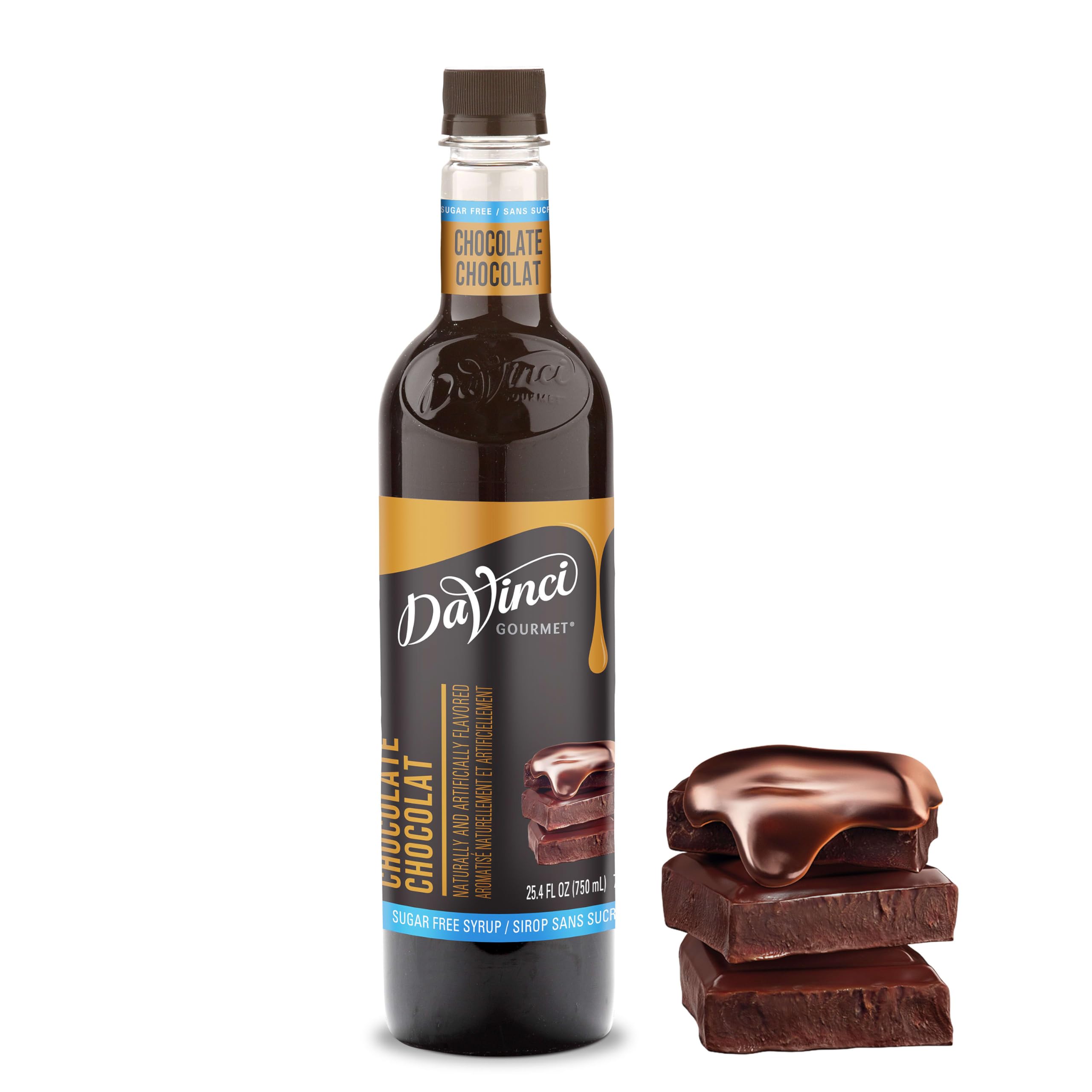 Amazon.com : DaVinci Gourmet Sugar-Free Chocolate Syrup, 25.4